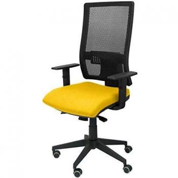 Silla de Oficina Horna Bali Amarillo sin Cabecero, Talla Única - Piqueras y Crespo