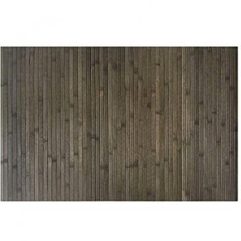 Alfombra de Bambú Elegante en Gris, Tamaño 160x240 cm