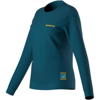 Sudadera La Sportiva Climbing on the Moon W (Turchese/Giallo)