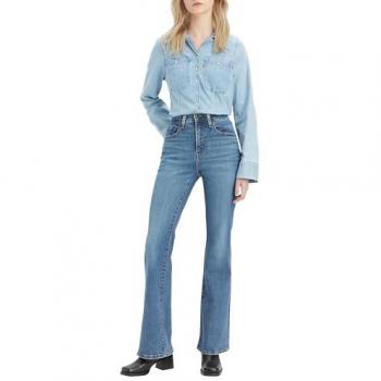 Jeans Acampanados de Tiro Alto para Mujer Levi's 726™ High Rise Flare - Denim Azul, Casual, Algodón