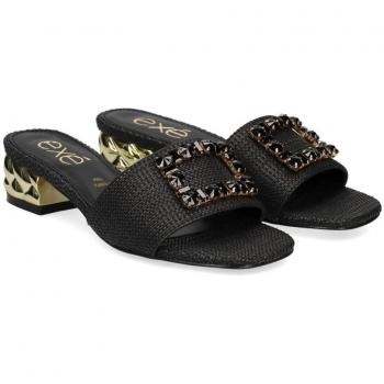 Sandalias Planas Mujer - Negro Talla 40