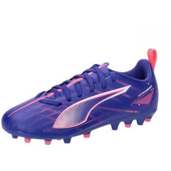 Puma Botas de Fútbol Ultra 5 Play MG Jr, Lapis Lazuli White-Sunset Glow, Talla 34.5 EU, Unisex Infantil