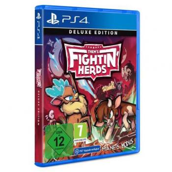 Juego de Lucha Them's Fightin' Herds Edición Deluxe para PS4 con Actualización Gratuita a PS5