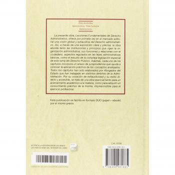 Lecciones fundamentales de Derecho Administrativo