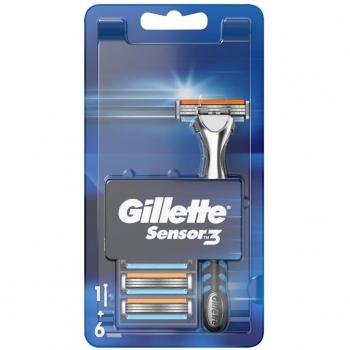 Gillette Sensor 3 - Maquinilla + 6 recambios