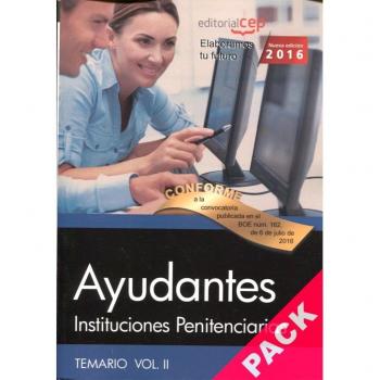 Pack de libros. Ayudantes de instituciones penitenciarias
