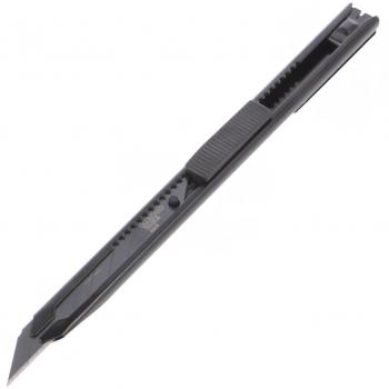 Cutter metálico Premium 9mm SK2 con cuchilla negra de alta calidad SKH2 de 30º