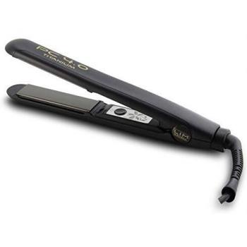 Plancha de cabello LIM HAIR PC 4.0 TITANIUM. Placas basculantes y oscilantes TITANIUM. Temperatura regulable hasta 230 ºC. Bolsa térmica