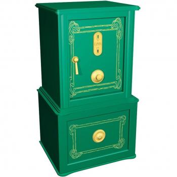 Caja Fuerte Decorativa de Época con Sistema Integral y Llave