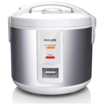 Philips Daily Collection HD3011/08 1L Plata, Color blanco - Arrocera