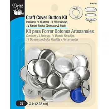 Dritz Craft Cover Button Kits-Size 36 14/Pkg