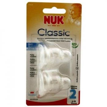 NUK ROCHE D Tetina T2 Silicona - Chupete- mordedor