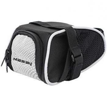 Massi Tech L Bolsa para sillin de Bicicleta, Deportes y Aire Libre, Negro