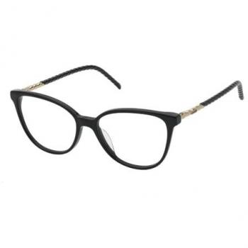 Tous Vtob99 Unisex Shiny Black Eyeglasses Frame 54mm