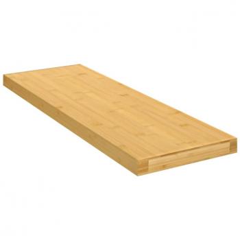 Estantería de pared de bambú 60x20x2,5 cm