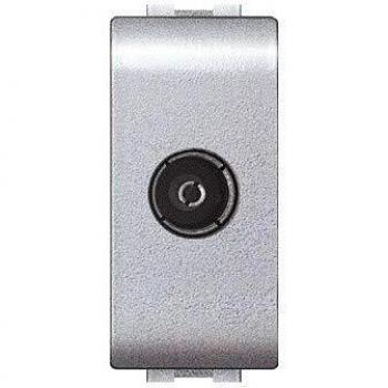 Toma Coaxial Life 4048/1 Tec Directa TV Plata 12pz