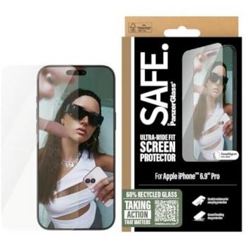Protector de Pantalla Ultra-Wide Fit SAFE. by PanzerGlass para iPhone 16 Pro Max - Antirayaduras y Antichoque