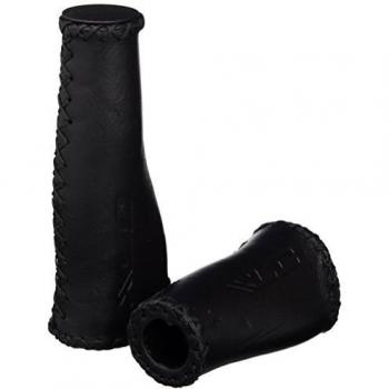 XLC 2501589300 Puños GR-S29, Unisex, Negro-Echtleder, 135 mm