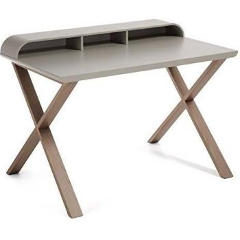 Kave Home Escritorio Working, natural y gris
