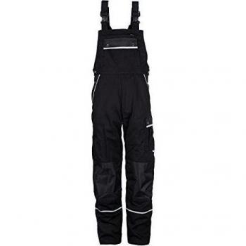 TMG® - Mono de trabajo para mecánicos - Resistente con pechera y rodilleras - Negro