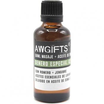 Aceite de Masaje Special A2 Mix - Romero, Jengibre, Lavanda y Mirra - 50ml