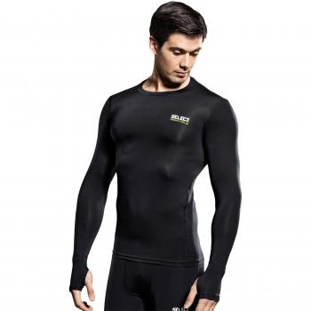 Select Camiseta de compresión de Manga Larga para Hombre, Hombre, 5690202111, Negro, Medium