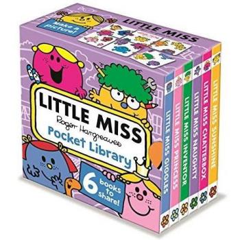 Biblioteca de bolsillo Little Miss: Seis libros de cartón para que los más pequeños disfruten