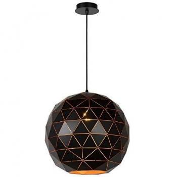 Lámpara Colgante Moderna Otona Negra de Metal Ø 40 cm 1xE27