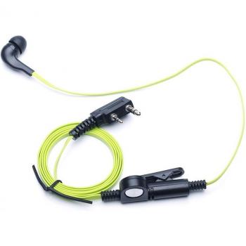 Auriculares de Estilo Fideo con Conector K para Radio Bidireccional Baofeng UV-5R y BF-888S, 2 Pines
