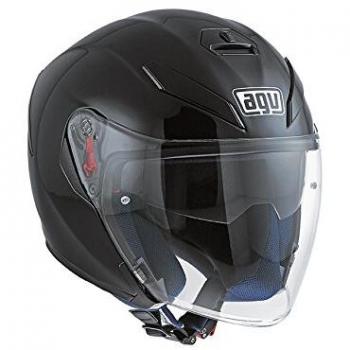 AGV K-5  JET E2205 - Casco para moto, Negro Flat, ML