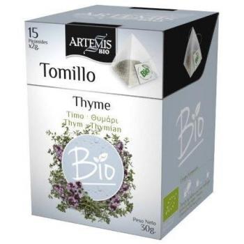 Infusión Ecológica de Tomillo en Bolsas Pirámide 15 Unidades