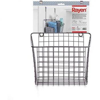 Rayen | Colgador multiuso para puerta de armario | Multifuncional | Fácil colocación | Se adapta a todas las puertas | Grosor mínimo 2 cm | 35 x 26,5 x 16,5 cm