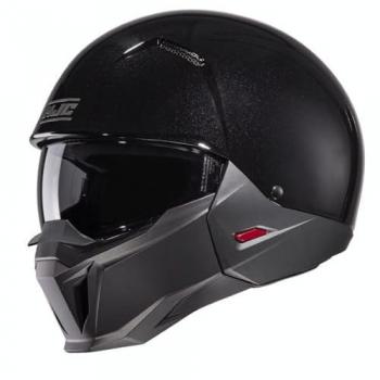 Casco Jet HJC i20 Negro Metal - Características: diseño aerodinámico, calota de policarbonato, sistema de ventilación eficiente, forro interior desmontable y lavable, cierre micrométrico, homologación