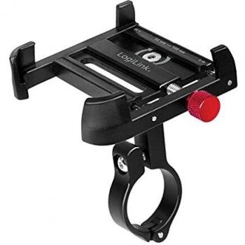 Soporte de Bicicleta para Smartphone de Aluminio, Fijación Vertical, Compatible con Smartphones de 3.5'' a 7''