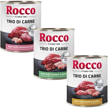 Pack de prueba: Rocco Trio di Carne 6 x 800 g - Mix de 3 variedades