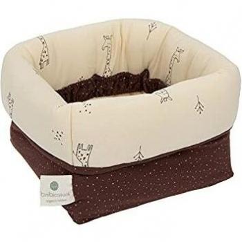 Fundas para biberones marca Bimbi Dreams. Modelo CESTA BOTELLERO CUADRADA 512 GIRAFFE 510 23