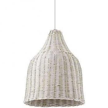 Lámpara colgante de cesta Haunt blanca