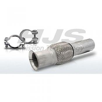 Unión flexible de escape HJS 83 00 8306 para Renault Megane 1 con flasque y piezas de ensamblaje
