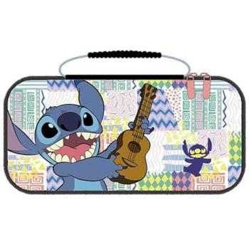 Funda de Protección y Transporte Stitch Guitarra para Nintendo Switch 2 - Almacenamiento para Accesorios y 8 Juegos