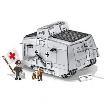 COBI 2989 Historical Collection Great War CzoÄšg niemiecki STURMPANZERWAGEN A7V 840 klockÄlw [KLOCKI