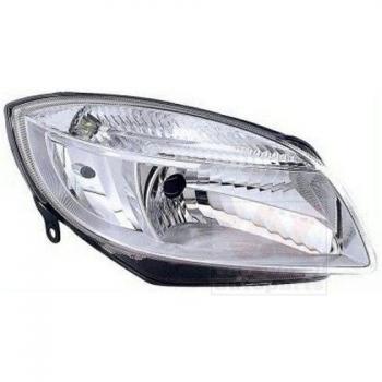 Faro Delantero H4 Limpio VAN WEZEL 7641962 para SKODA Fabia 2 y Roomster