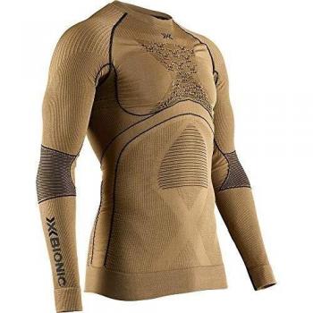 X-Bionic Camiseta Ml C/Redondo Radiactor 4.0 Hombre Oro