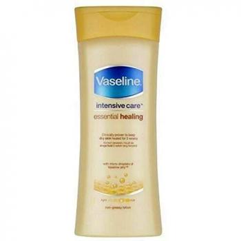 Vaseline Intensive Care Essential Healing Body Lotion Bundle – 3 x 400ml – For Dry, Cracked Skin