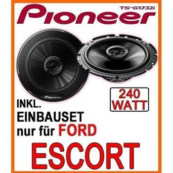 Ford Escort - Lautsprecher - Pioneer TS-G1732i - 16cm Einbauset