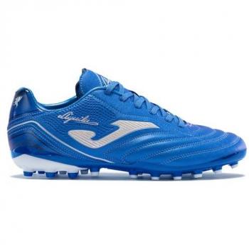 Botas de Fútbol Joma Águila 2404 Royal para Hombre en color azul, diseño específico para césped artificial