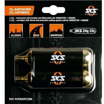 SKS Blister 2 Cartuchos Aire C02 24 gr para AIRBUSTER Bomba