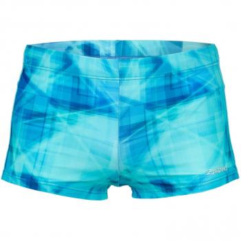 Zagano Adam Lipski - Bañador de natación - para hombre Hellblau gemustert Medium