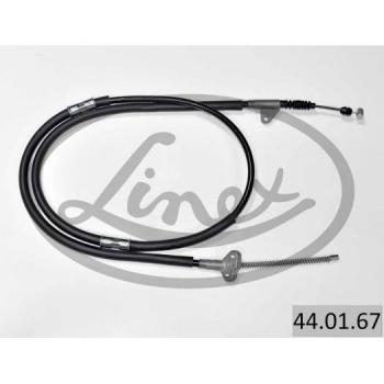 Cable de freno de estacionamiento LINEX 44.01.67 Izquierda