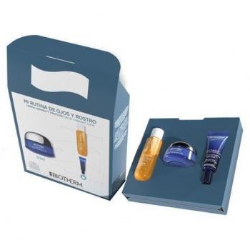 Biotherm Blue Therapy Eye Opening Serum 16.5ml + Biosource Total Renew Oil 200ml + Blue Therapy Red Algae Uplift Cream 15ml Gift Set