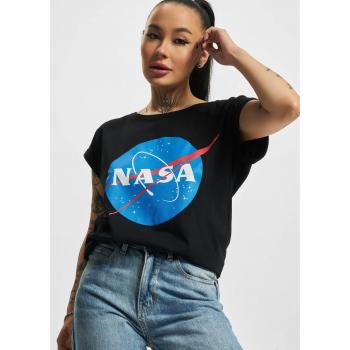 Camiseta de Mujer Mister Tee Insignia NASA 100% Algodón Manga Corta Talla 4XL